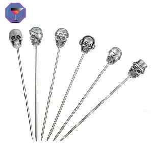 Agitateur Cocktail Tête de Mort