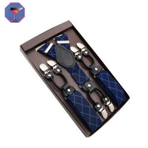 Bretelles Barman Vintage Bleu