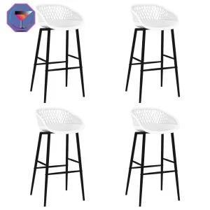  Chaises de bar pack de 4
