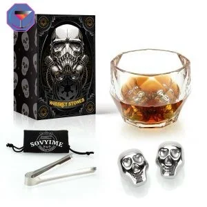 Coffret Verre Whisky et Pierre