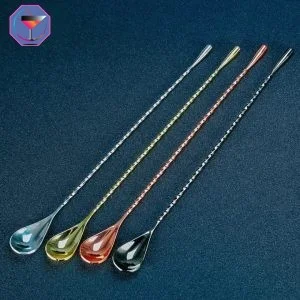 Cuillère à Cocktail Torsadée (50CM)