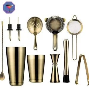 Kit Cocktail Shaker Boston Bronze