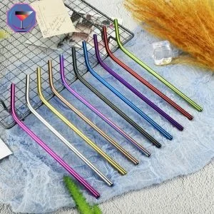 Pack de 10 Pailles en Inox