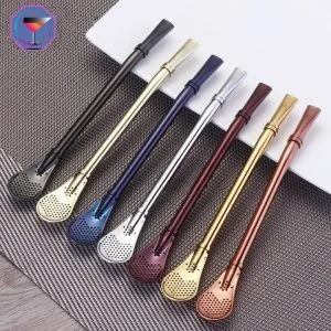 Paille Inox avec Cuillère