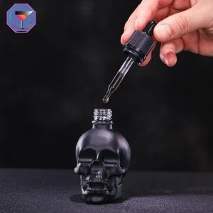 Pipette à Cocktail Tête de Mort