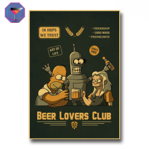 Poster Déco Kraft Beer Lovers