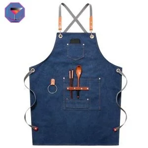 Tablier de Barman Bleu