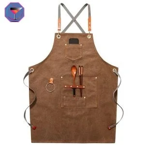 Tablier de Barman Marron