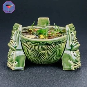 Récipient en Céramique Tiki