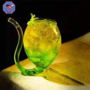 Verre Original Avec Paille