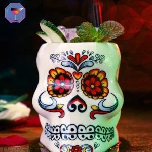 Verre Original Tête de Mort