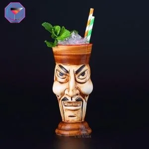 Verre Tiki Polynésien
