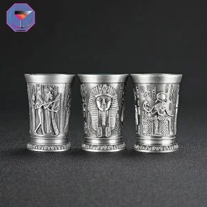6 Verres à Shot Égyptien
