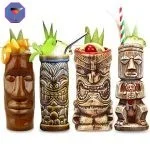 Verres à Cocktail Tiki