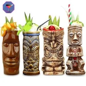 Verres à Cocktail Tiki